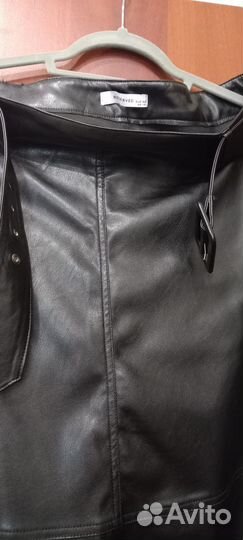 Кожаная юбка