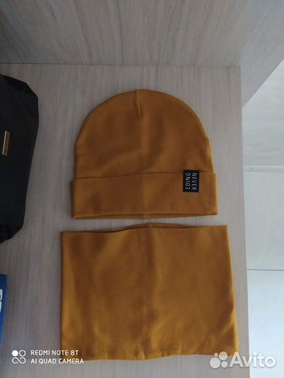 Шапка и снуд для мальчика, размер 48-50, новый