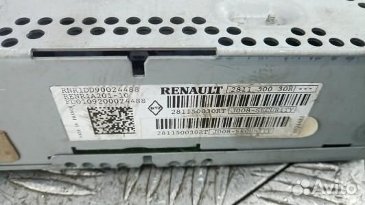 Магнитола renault megane 3 (6ST08I401)