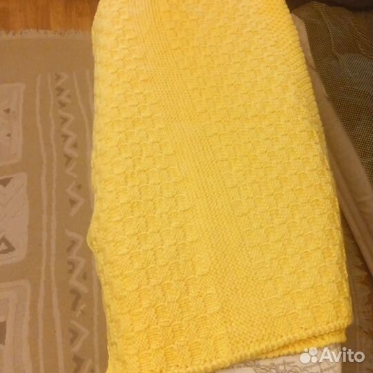 Плед детский вязаный ручная работа