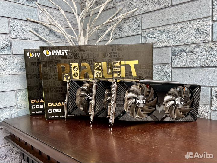 Видеокарта Rtx 2060 6GB Palit Dual/Пломба