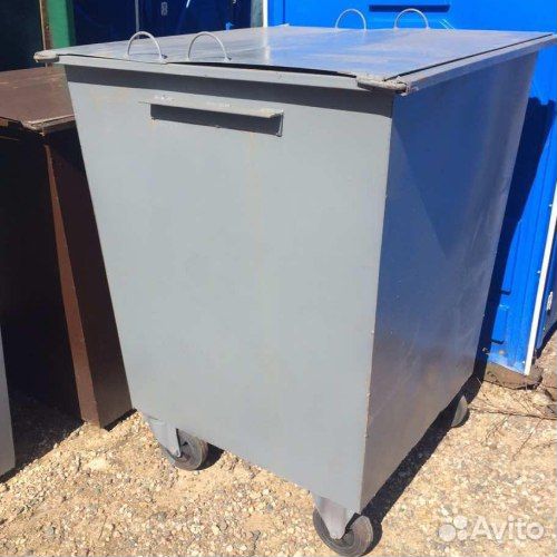 Контейнер с колёсами и с крышкой 0.8м3 Арт 581