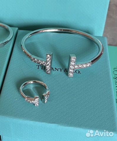 Браслет и кольцо Tiffany, серебро