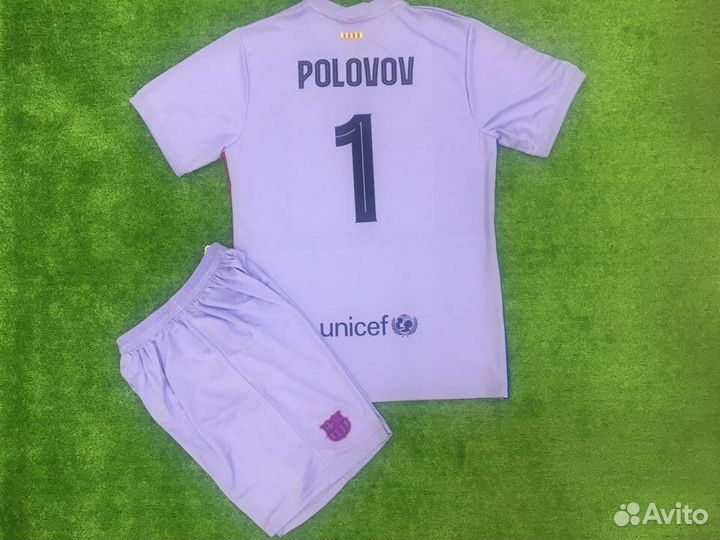 Футбольная форма фк Барселона 2021/22 гостевая