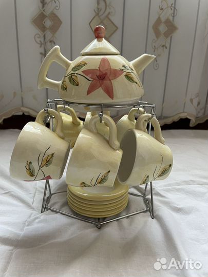 Сервиз чайный кофейный на подставке