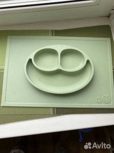 Тарелка детская силиконовая