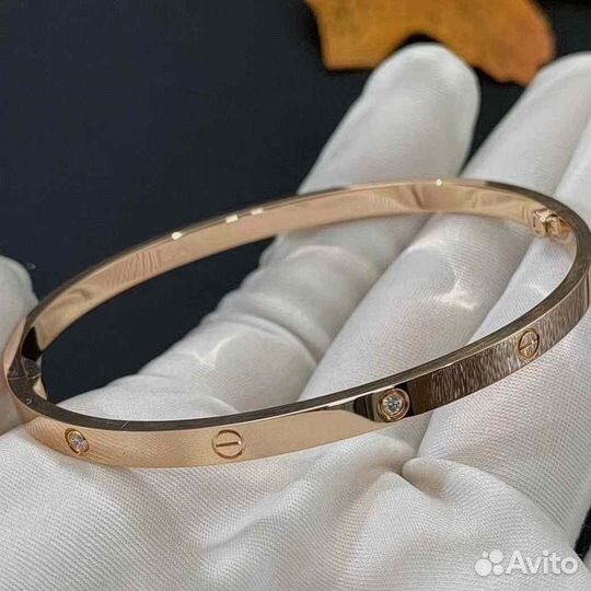 Браслет Cartier Love, маленькая модель 0,15ct