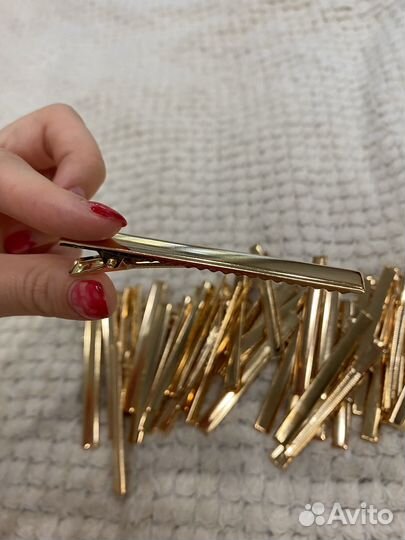 Заколки золотистые 43 шт. для творчества