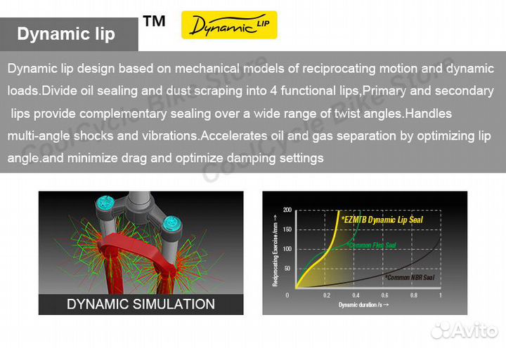 Комплект сальников EZmtb (32*41 мм)