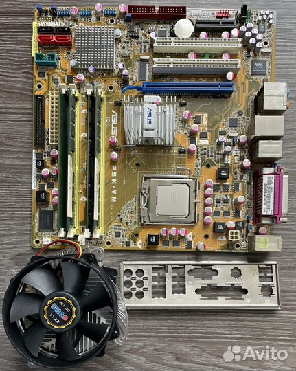 Материнская плата Asus P5K-VM / Intel Core 2 Duo