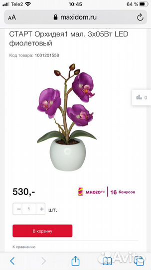 Ночник новый