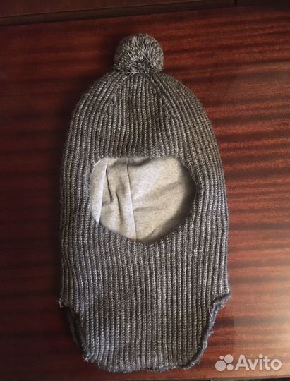 Шапка шлем на мальчика зимняя