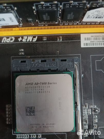 Материнская плата с процессором a8-7600