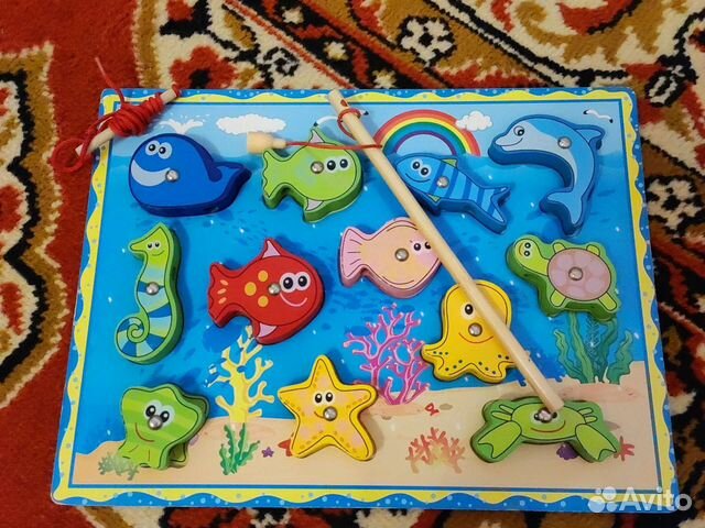 Игрушка магнитная Рыбалка