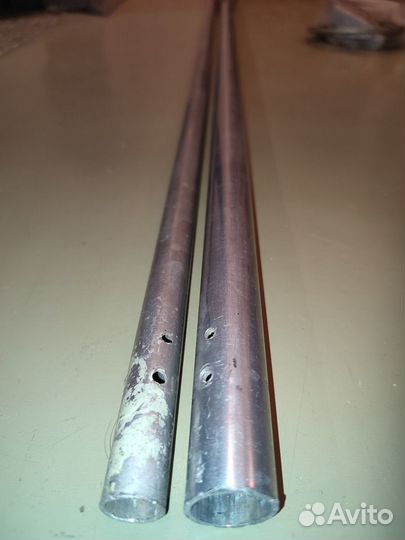 Трубы алюм. от Гардин 160, латунная 97, палки 130