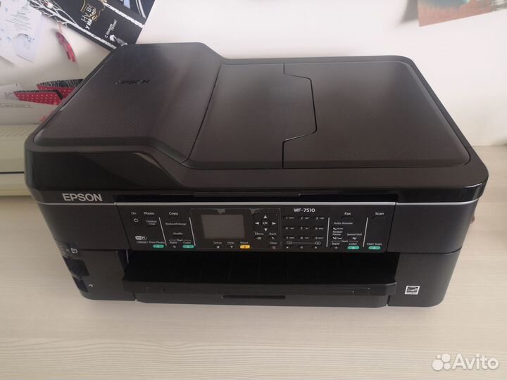Принтер, сканер А3, мфу epson wf-7510