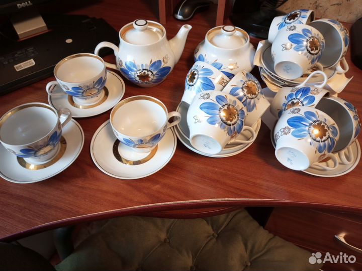 Два разных Чайных сервиза СССР 6 и 12персон