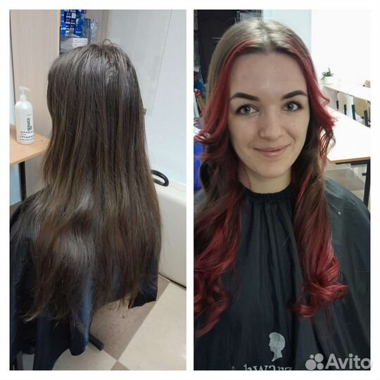 Модели на стрижки и окрашивание