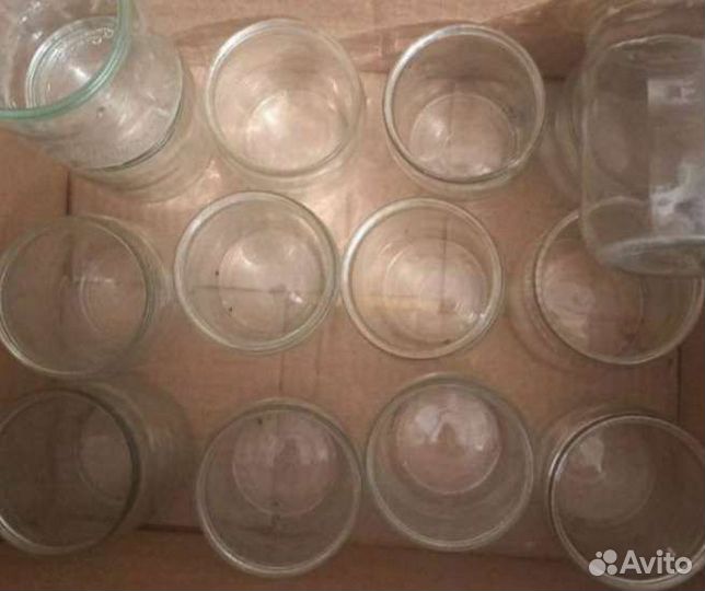 Банки стеклянные поллитровые