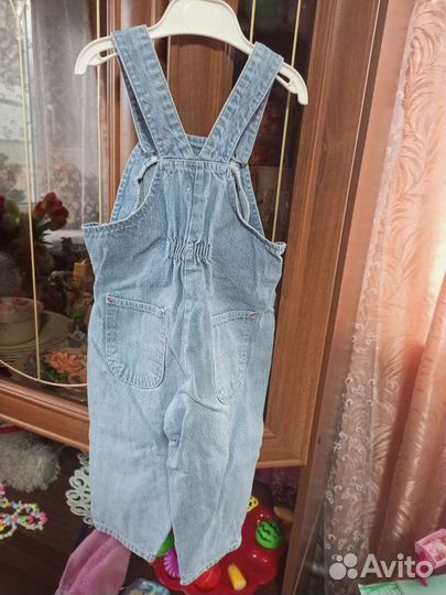 Джинсовый комбинезон