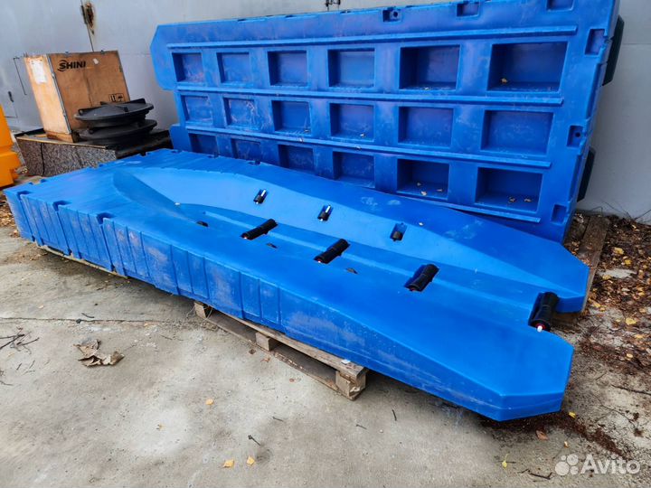 Заезд для гидроцикла. Пластик. 1 х 2 метра