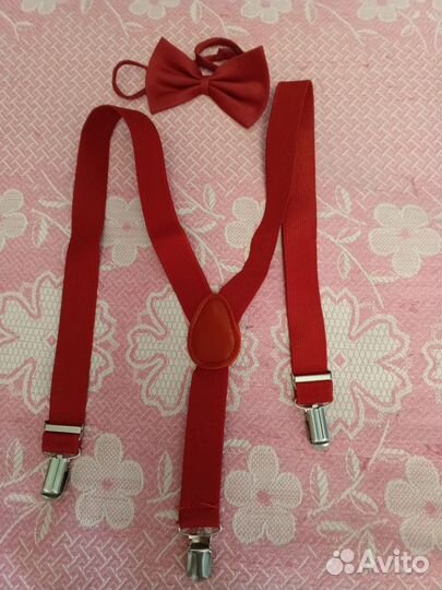 Подтяжки детские от 4 до 7 лет