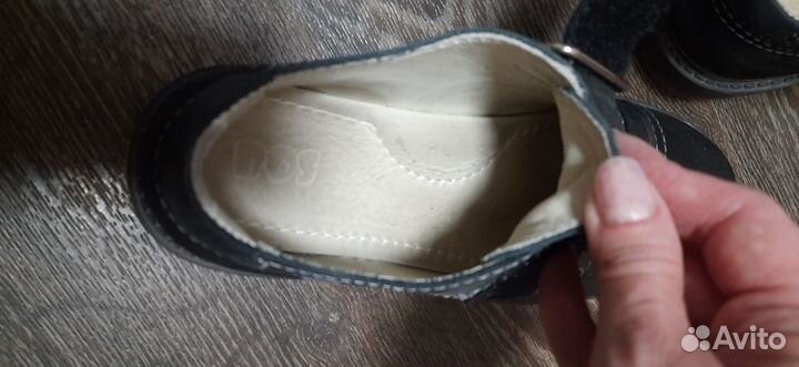 Обувь ортопедическая школьная на мальчика натур