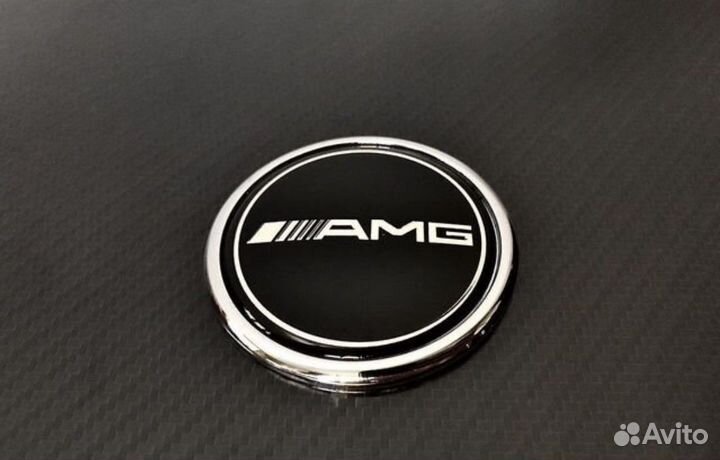 Эмблема на багажник AMG Brabus B 57 мм. 60 мм