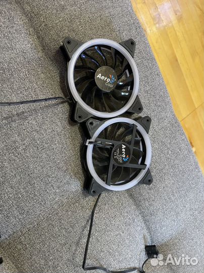 Кулер RGB RED 2шт