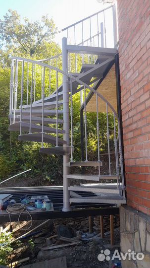 Перила в лофт стиле