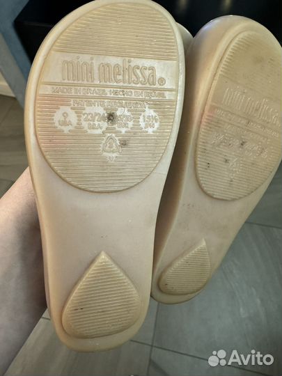 Туфли mini melissa бантики p.25/26