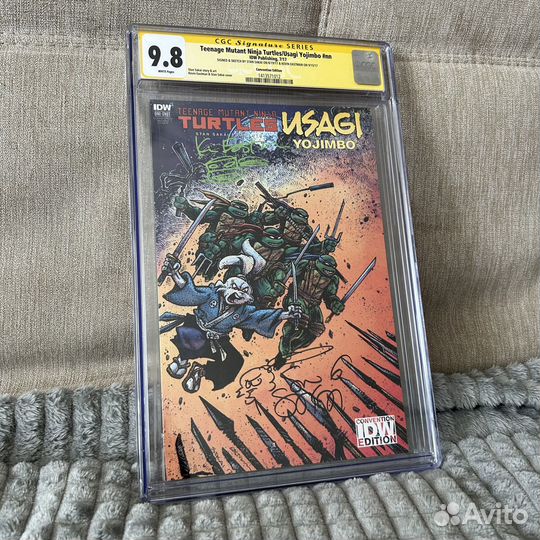 CGC tmnt / Usagi Yojimbo Истмен Сакаи скетчи сигны
