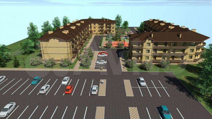 2-к. квартира, 59,9 м², 2/3 эт.