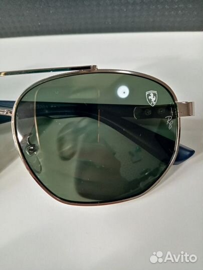 Солнцезащитные очки Ray-Ban Marshal зелёные polari