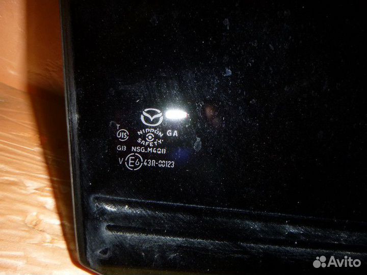 Стекло двери задней правой mazda (GJ) 2013-2016