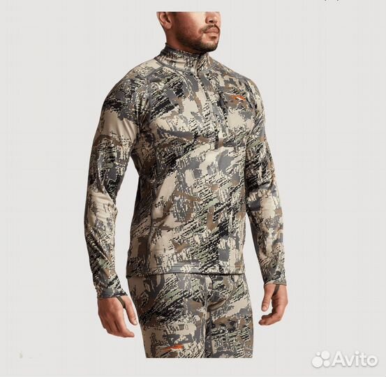 Водолазка sitka Core Midweight Zip-T, M