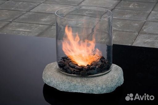 Стеклянный биокамин planika stone GF-11