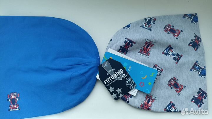 Шапки для мальчика, новые, р 48 -50, набор две