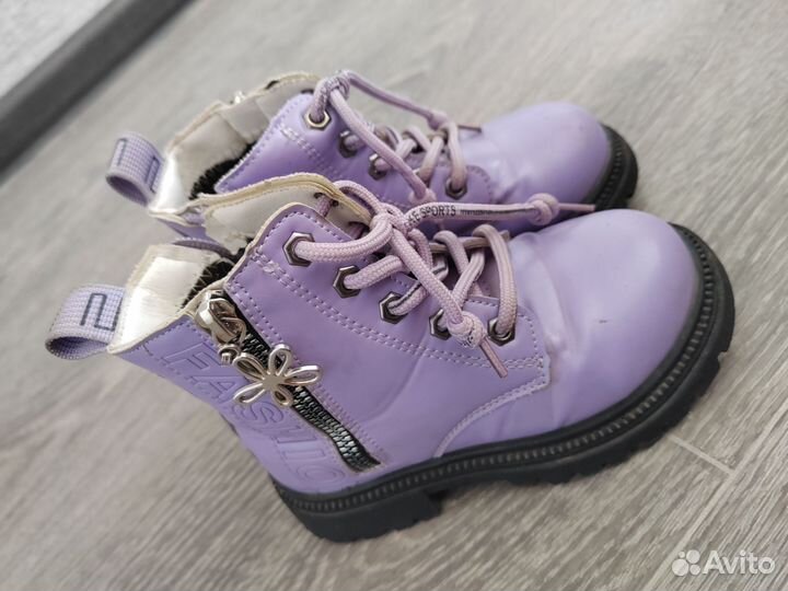 Ботинки на девочку весна 26 размер