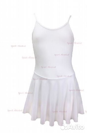 Костюм гимнастический на бретельках