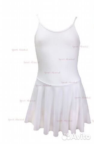 Костюм гимнастический на бретельках