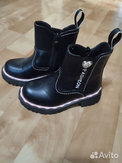 Сапожки на девочку весна-осень 27 размер