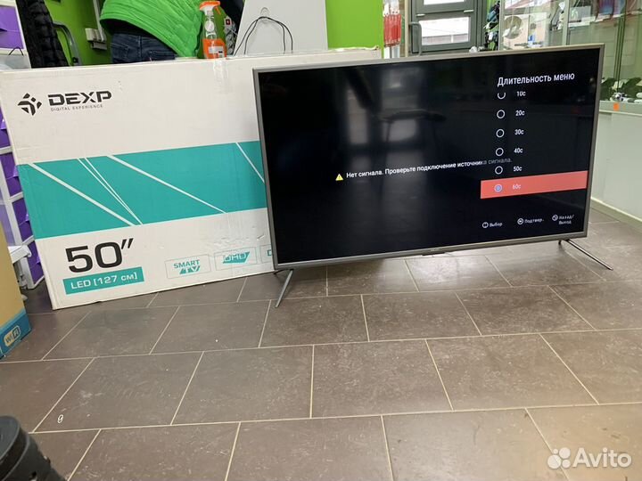 Телевизор Dexp 50 Smart Wi-Fi