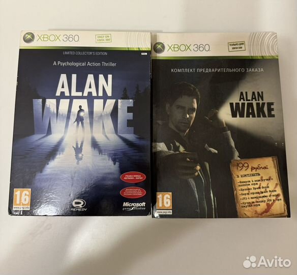 Alan Wake limited collectors edition