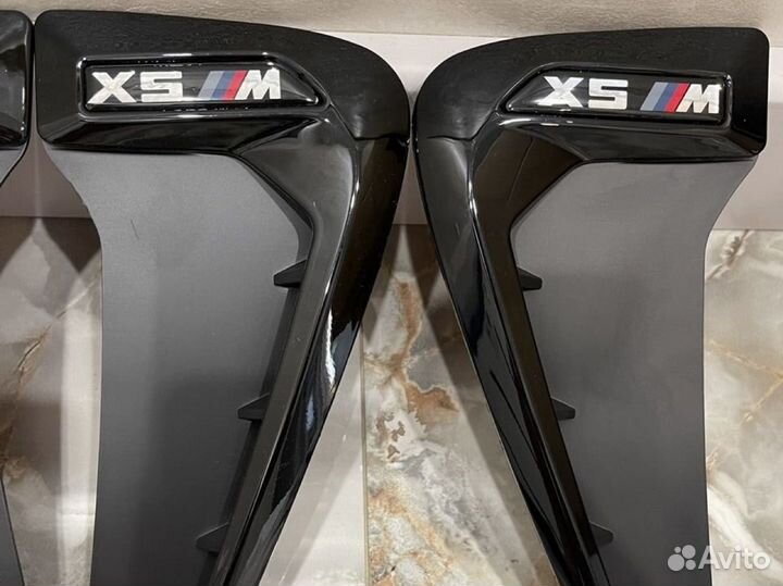 Жабры накладки на крылья bmw x5 f15 m