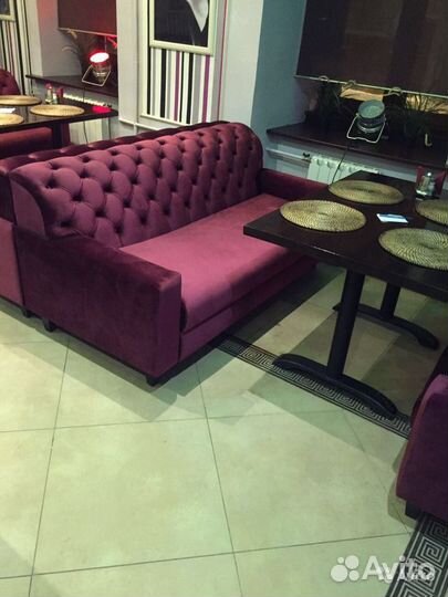 Диван для ресторана от фабрики