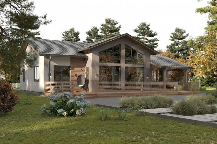 Дом 222 м² на участке 10 сот.