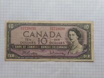 10 долларов Канада 1954