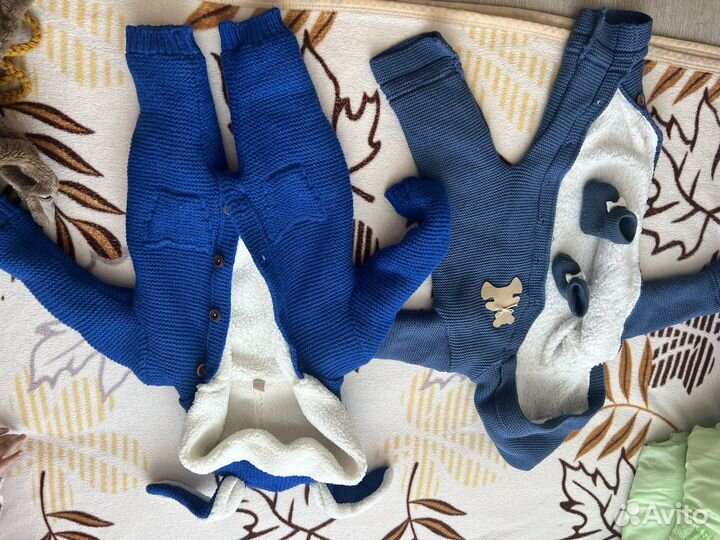 3 теплых комбинезона на малыша