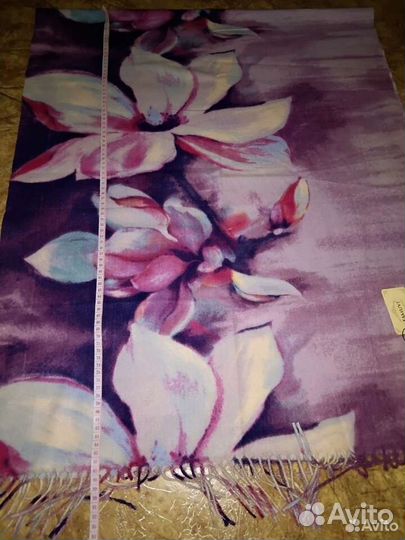 Кашемировые палантин и платок